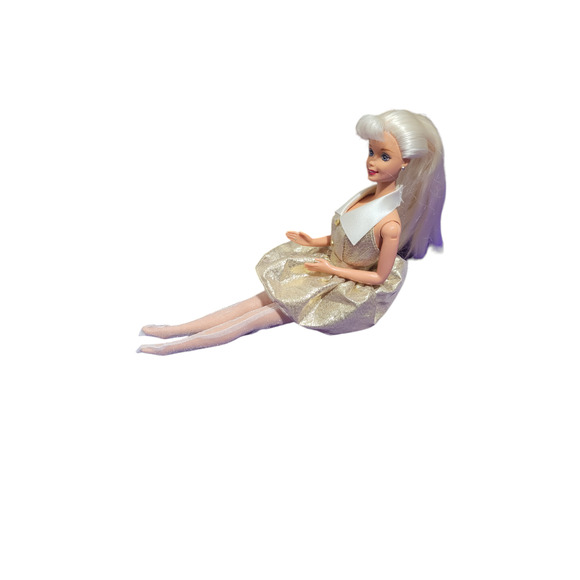 Vintage Barbie with Gold Fashion Avenue Outfit 1996 Mattel - Picture 6 of 7